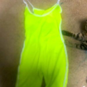 It’s lime green jumpsuit and it’s for the summer.